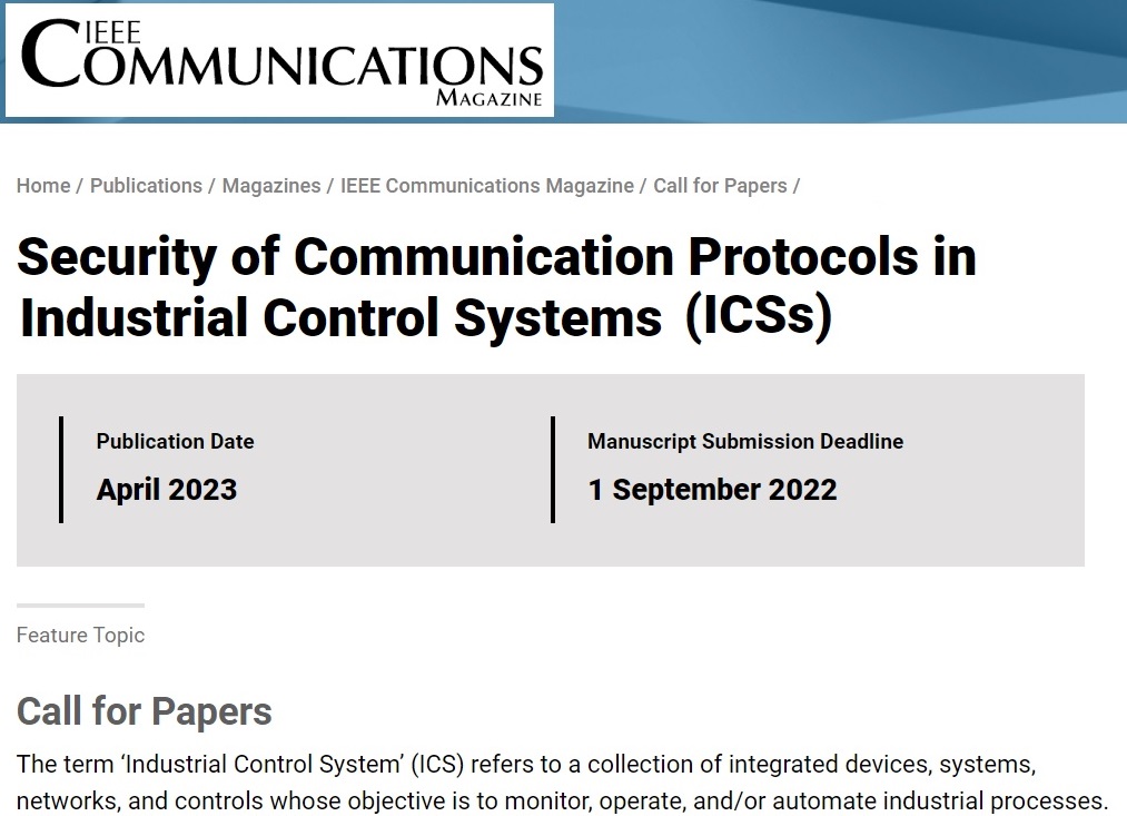 IEEE Comm Mag FT - CFP